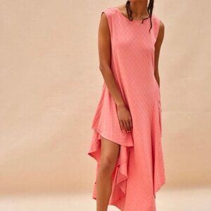 Free People Mia Coral Midi Dress